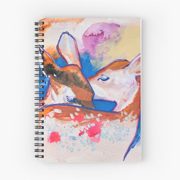Item preview, Romantic Deer Duo Watercolor designed and sold by FearlessPaints.