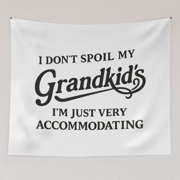 Item preview, i don't spoil my grandkids i'm just very accommodating,Funny Grandma designed and sold by CloudyPress.