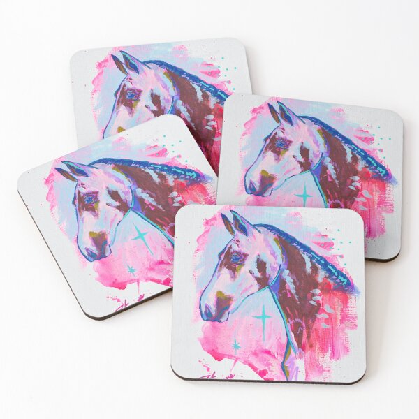 Item preview, Neon Watercolor Horse designed and sold by FearlessPaints.