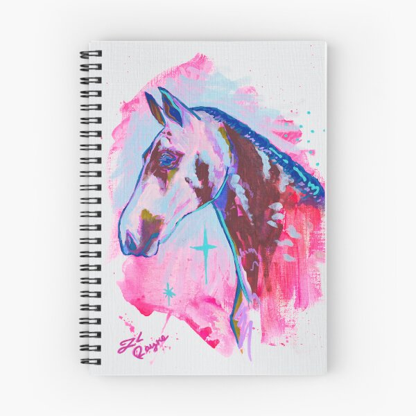 Artikelvorschau, Neon-Aquarell-Pferd entworfen und verkauft von FearlessPaints.