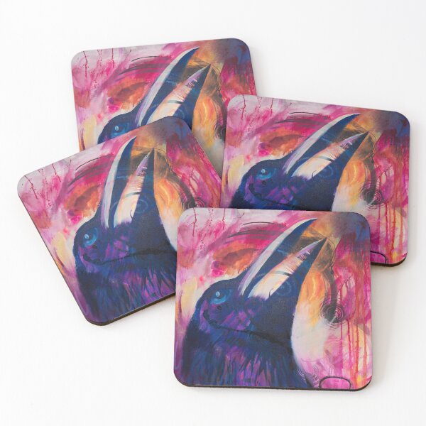 Item preview, Raven Colorburst | Vibrant Crow designed and sold by FearlessPaints.