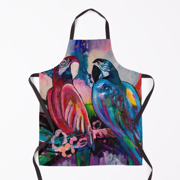 Item preview, Colorful Parrot Painting | Tropical Birds Vibrant Abstract designed and sold by FearlessPaints.