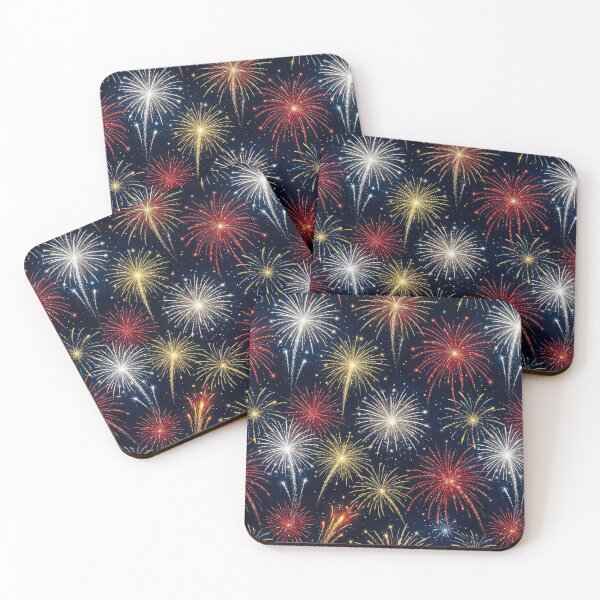 Item preview, Glitter Stars Confetti Celebration Pattern designed and sold by Rhondajanda.