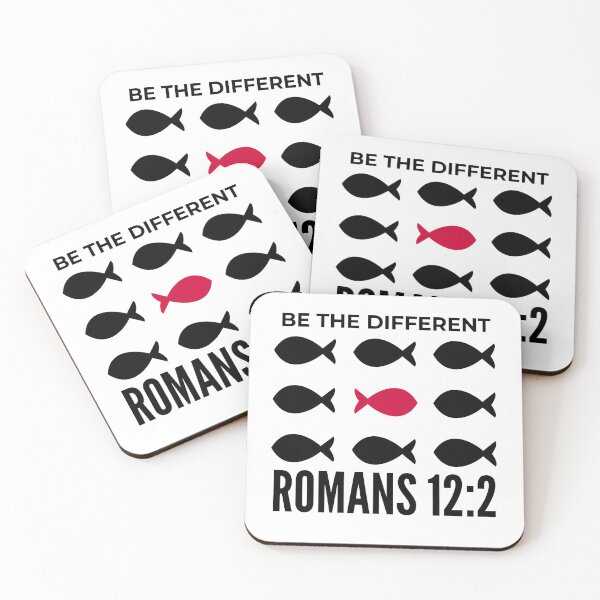 Item preview, Be The Different – Romans 12:2 Christian Faith Typography Design designed and sold by MoriaStore.
