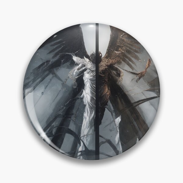 Item preview, ] Fallen Seraph – Brighter Edition | Bronze Gold Dark Fantasy Art designed and sold by pigasso70.