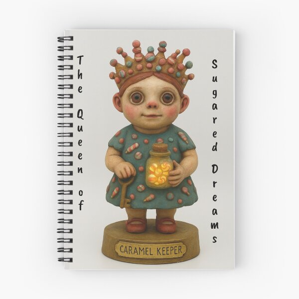 Item preview, The Queen of Sugared Dreams – Whimsical Candy Princess Art designed and sold by NatalieVerveArt.