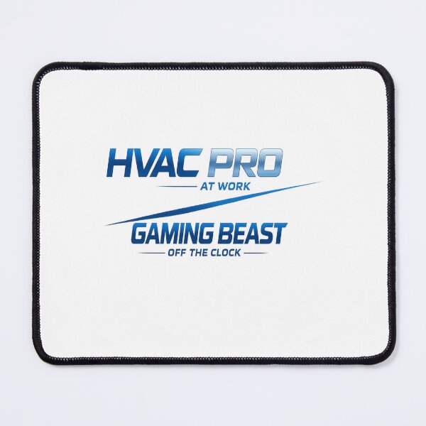 Item preview, HVAC Pro at Work Gaming Beast Off the Clock HVAC Tech Gamer Design designed and sold by FrozenHeat97.