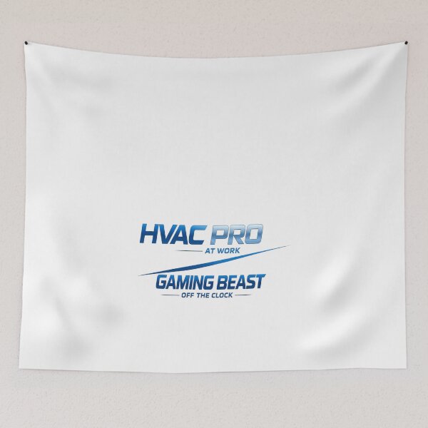 Item preview, HVAC Pro at Work Gaming Beast Off the Clock HVAC Tech Gamer Design designed and sold by FrozenHeat97.