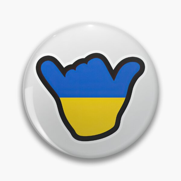 Item preview, Ukraine Shaka Flag designed and sold by ShakaLife.org.