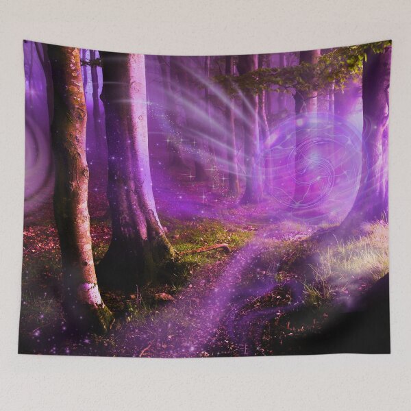 Item preview, Mystic Passage | Enchanted Purple Forest Portal designed and sold by IGLCreative.