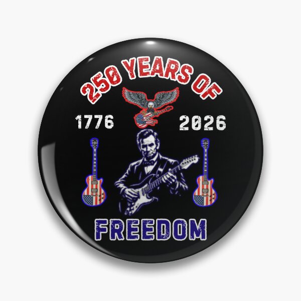 Item preview, Abraham Lincoln Playing Guitar 4th July 250 Years Of Freedom  designed and sold by WoodburyLake.