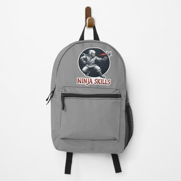 Item preview, Retro White Ninja - Ninja Skills designed and sold by CleverCulture.