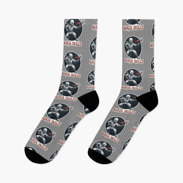 Item preview, Retro White Ninja - Ninja Skills designed and sold by CleverCulture.