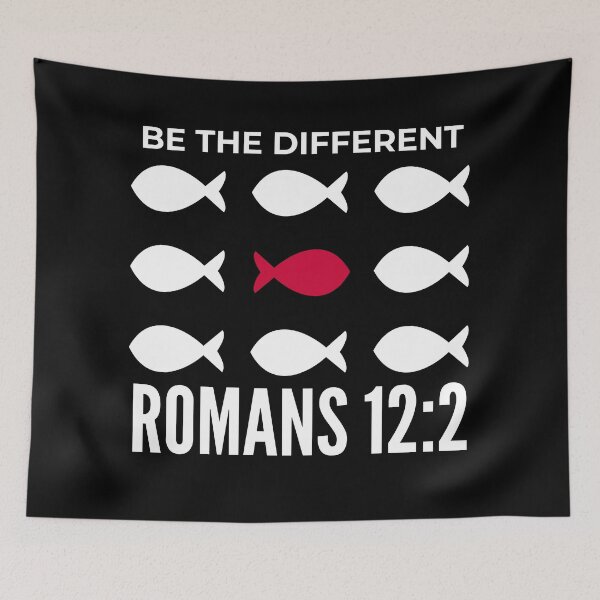 Item preview, Be The Different – Romans 12:2 Christian Faith designed and sold by MoriaStore.