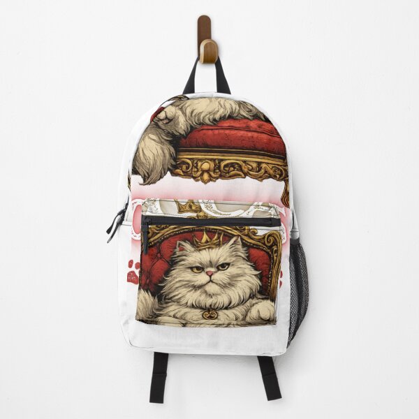 Item preview, My Cat Owns Me Royal Cat Design | Funny Persian Cat on Throne designed and sold by mimouna00.