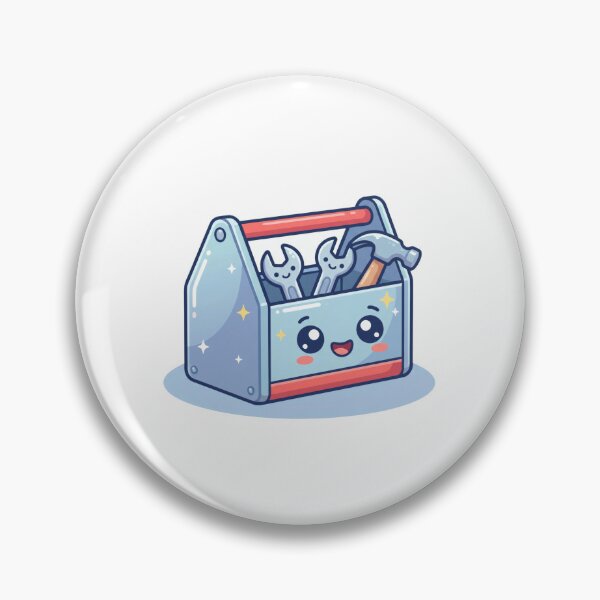 Item preview, Cute Happy Toolbox Cartoon with Tools and Stars designed and sold by AbanoubStore.