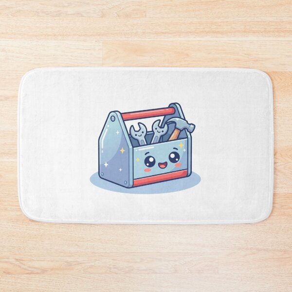 Item preview, Cute Happy Toolbox Cartoon with Tools and Stars designed and sold by AbanoubStore.