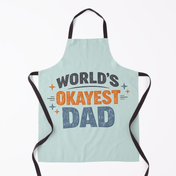 Item preview, World's Okayest Dad , Funny Father's Day Retro Dad Joke Design designed and sold by  Artistry in Motion by MADsrecreation.