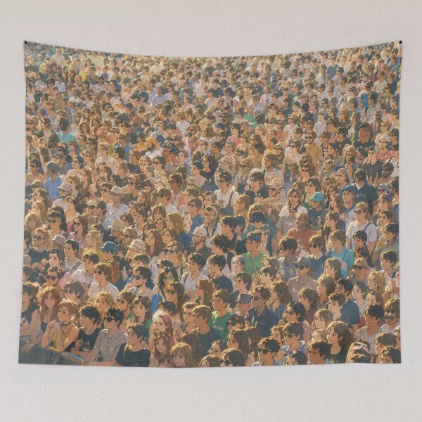 Item preview, The Crowd designed and sold by tilmizart.