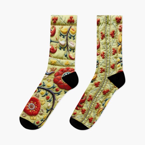 Item preview, Lakai Suzani Uzbekistan Embroidery designed and sold by Vicky Brago-Mitchell®.
