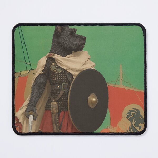 Item preview, Vintage Isle of Man Travel Poster Terrier Warrior designed and sold by CJChronicles.