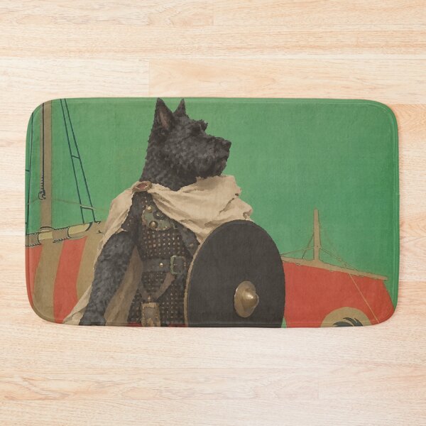 Item preview, Vintage Isle of Man Travel Poster Terrier Warrior designed and sold by CJChronicles.