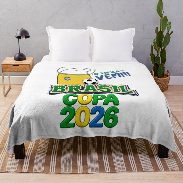Item preview, Brasil Football 2026 Yellow Canary Soccer Fan designed and sold by lmartes.
