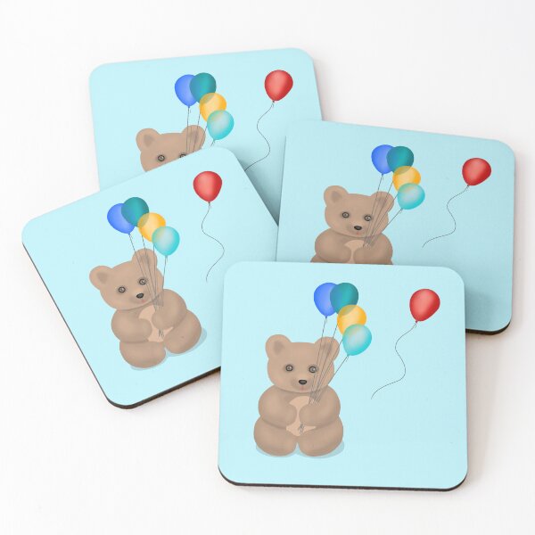 Item preview, Teddy bear with balloons designed and sold by Daniel Vasco.