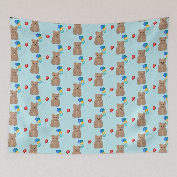 Item preview, Teddy bear with balloons designed and sold by Daniel Vasco.
