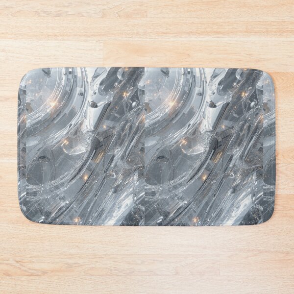 Item preview, Futuristic Liquid Glass Chrome with Star Sparks designed and sold by Cleairydelulu.