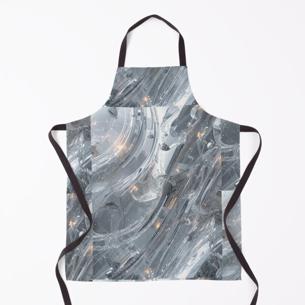 Item preview, Futuristic Liquid Glass Chrome with Star Sparks designed and sold by Cleairydelulu.