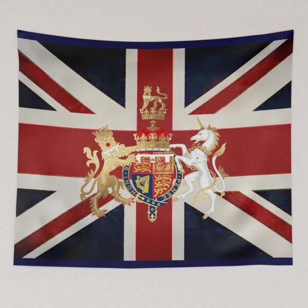 Item preview, Union Jack with Windsor Insignia designed and sold by PixDezines.