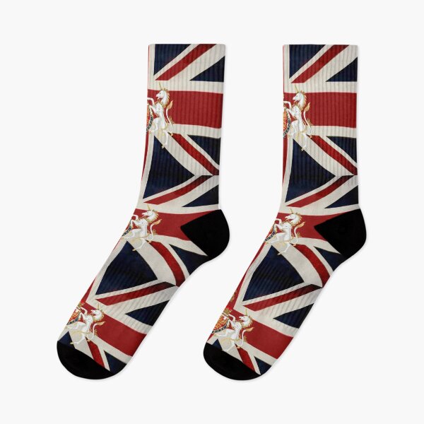 Item preview, Union Jack with Windsor Insignia designed and sold by PixDezines.