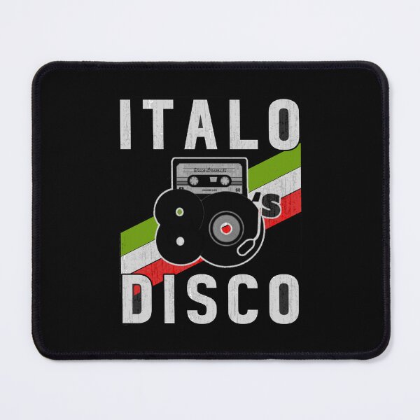 Item preview, Italo Disco 80s Vinyl Cassette Italy Distressed Black designed and sold by Graphroad.