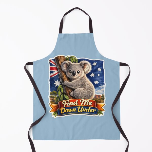Item preview, Find Me Down Under – Cute Koala Hugging Tree | Australian Wildlife Design designed and sold by RockyLambda.