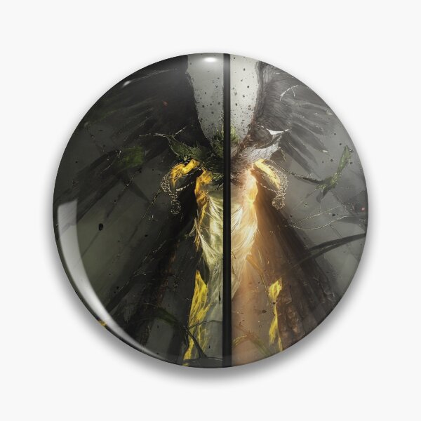 Item preview, ] Fallen Seraph – Brighter Edition | Bronze Gold Dark Fantasy Art designed and sold by pigasso70.