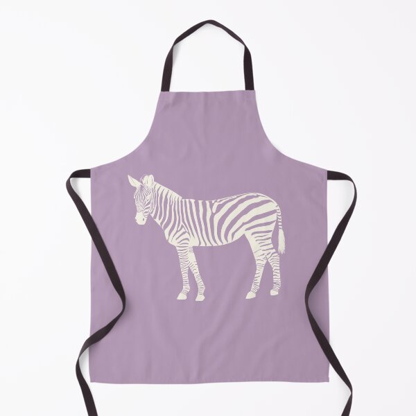 Item preview, Cream Monochrome Zebra on Dusty Lilac Scandinavian Style Animal Illustration designed and sold by Nasdigitalart.