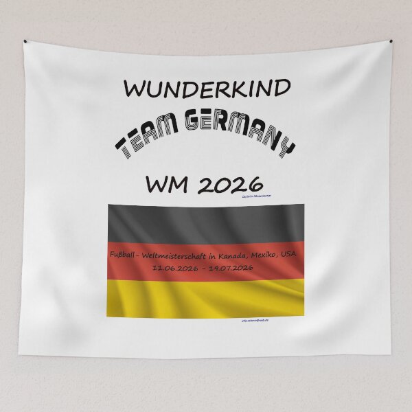 Item preview, Schwarz Rot Gold Deutschland Fan T‑Shirt WM 2026 outfit designed and sold by cabevo.