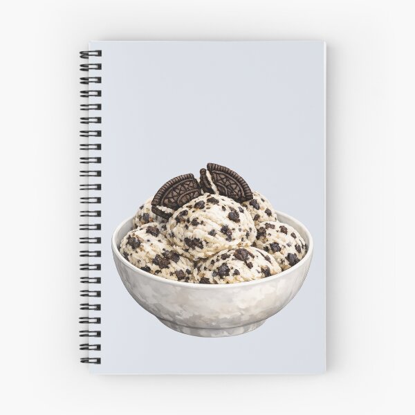 Item preview, Cookies and Cream Ice Cream Scoops in a Bowl designed and sold by Violet Peonies.