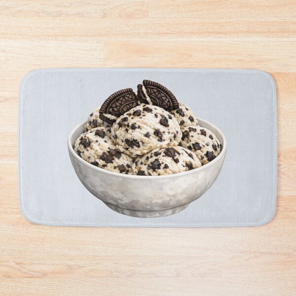 Item preview, Cookies and Cream Ice Cream Scoops in a Bowl designed and sold by Violet Peonies.
