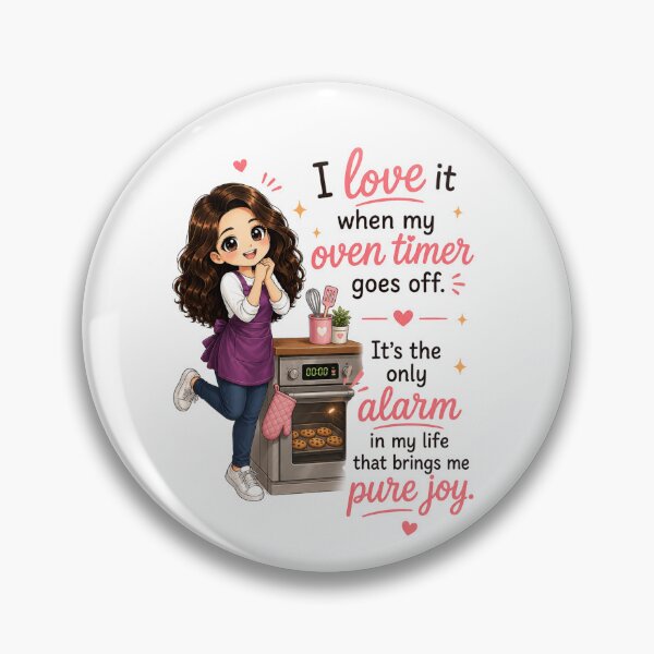 Item preview, Oven Timer Brings Pure Joy (The Only Happy Alarm) designed and sold by thecookiegallery.