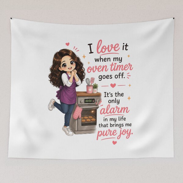 Item preview, Oven Timer Brings Pure Joy (The Only Happy Alarm) designed and sold by thecookiegallery.