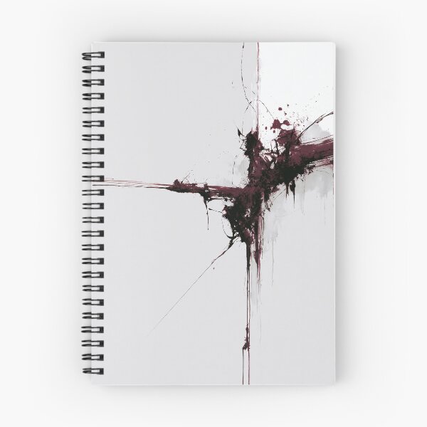 Artikelvorschau, Abstrakter Farbtupfer in dunklem Burgunderrot – Strukturierte rote Farbpalette Nr. 10 entworfen und verkauft von SlowRegardArt.