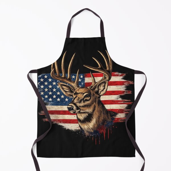 Item preview, American Flag Deer Patriotic designed and sold by RawEdgeStudios.