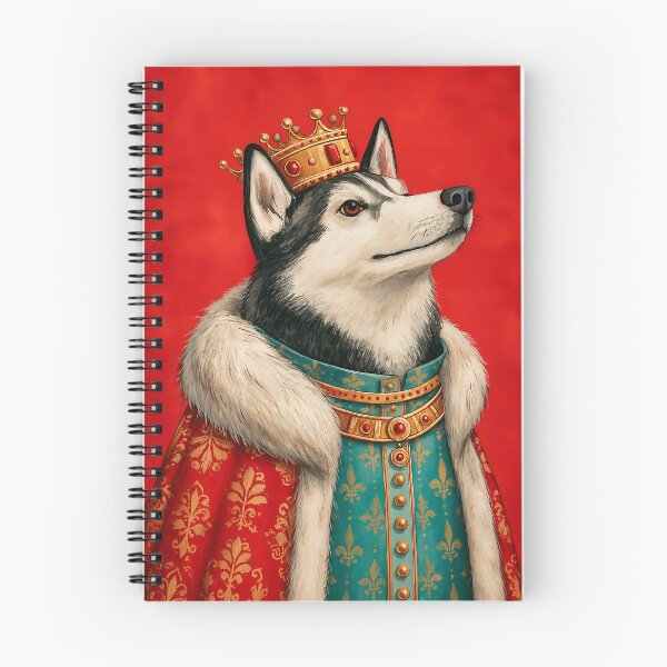 Item preview, Husky King Portrait designed and sold by prettykaler.