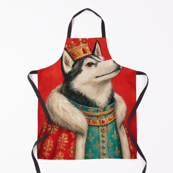 Item preview, Husky King Portrait designed and sold by prettykaler.