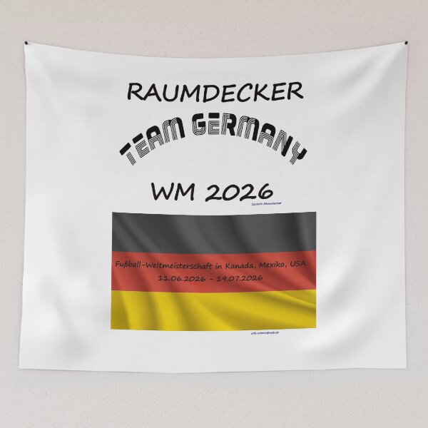 Item preview, Schwarz Rot Gold Deutschland Fan T‑Shirt WM 2026 outfit designed and sold by cabevo.