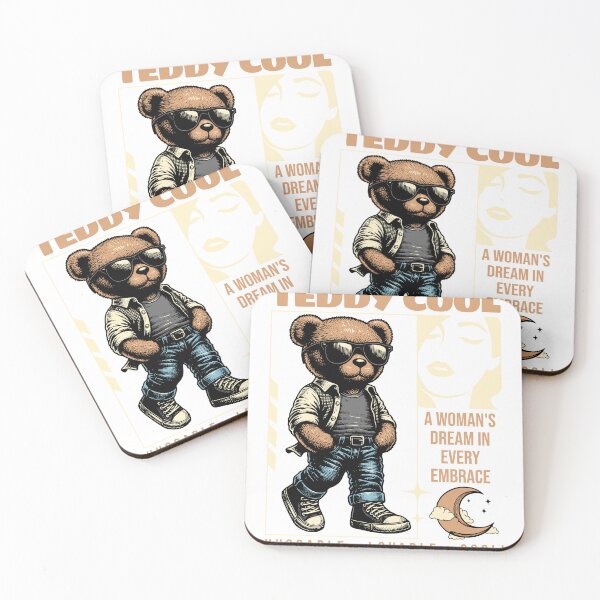 Item preview, teddy cool huggable lovale cool designed and sold by D4m4g3dG00ds.