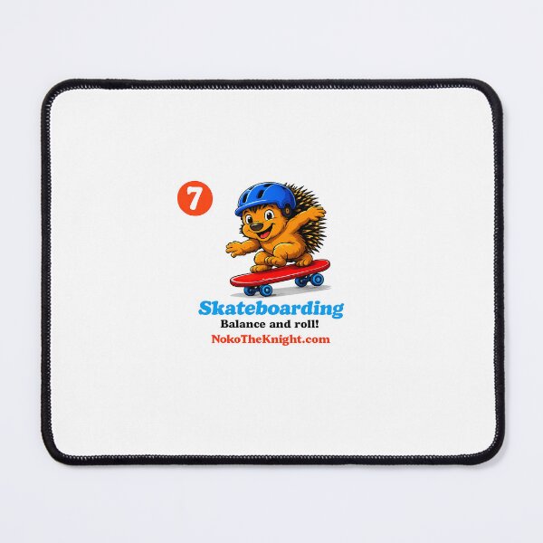 Item preview, Noko The Knight® Skateboarding - Balance and roll! Single Sticker designed and sold by NokoTheKnight.