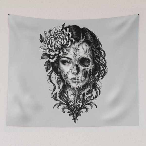 Item preview, Melting Beauty Tattoo Design designed and sold by digital-savant.